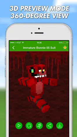 Game screenshot FNAF Skins For Minecraft PE (Pocket Edition) Pro hack