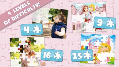 Screenshot #3 pour Princesse Faites glisser magique Puzzle & Photos - Princesses bloc coulissant Scie sauteuse Jeu