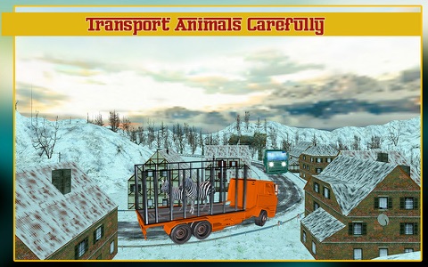 Offroad animal Transporter Truck Simulator 2016 screenshot 2