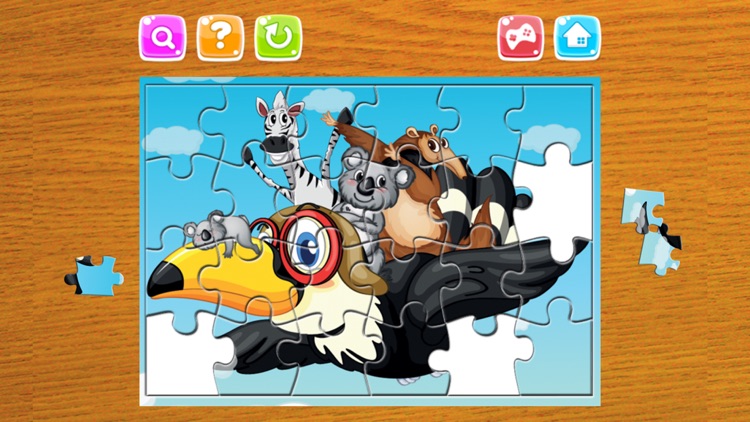 Animals Jigsaw Puzzles – Puzzle Game Free for Kids and Toddler - Preschool Learning Games screenshot-3