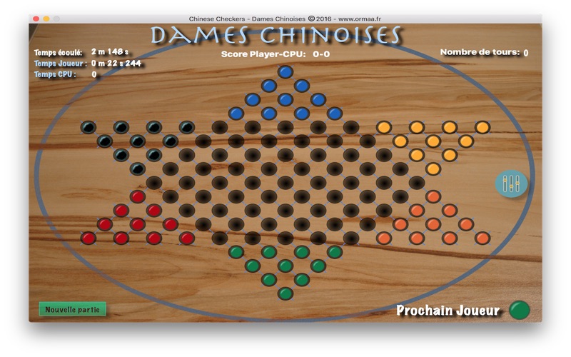 Screenshot #1 pour Chinese Checkers - Dames Chinoises