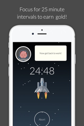 Rocket Focus - The timer that makes focussing fun! screenshot 2