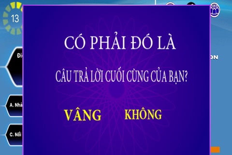 triệu phú - Câu đố trò chơi screenshot 3