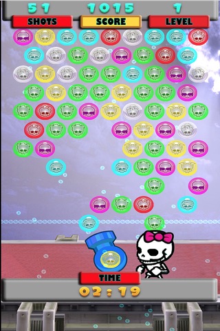 Monster Bubble Shooter For Kids Free screenshot 2