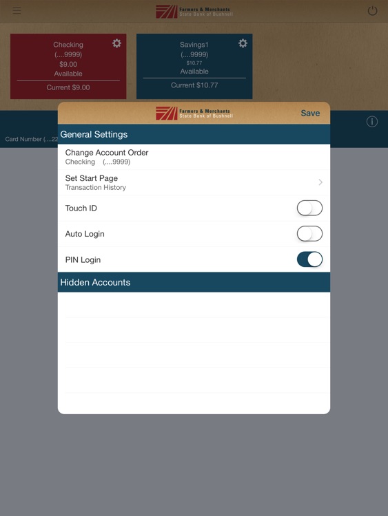 Farmers & Merchants State Bank for iPad screenshot-3