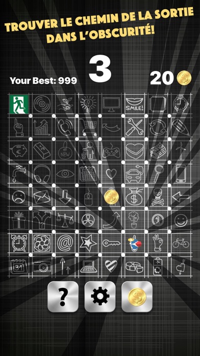 Screenshot #2 pour Invisible labyrinthe - trouver le moyen de sortir!