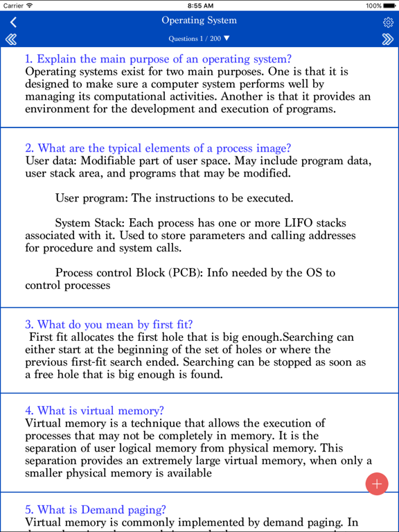 OS Interview Questions App Price Drops