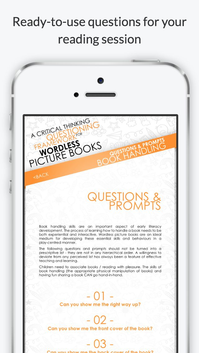 A Critical Thinking Questioning Framework for Wordless Picture Books