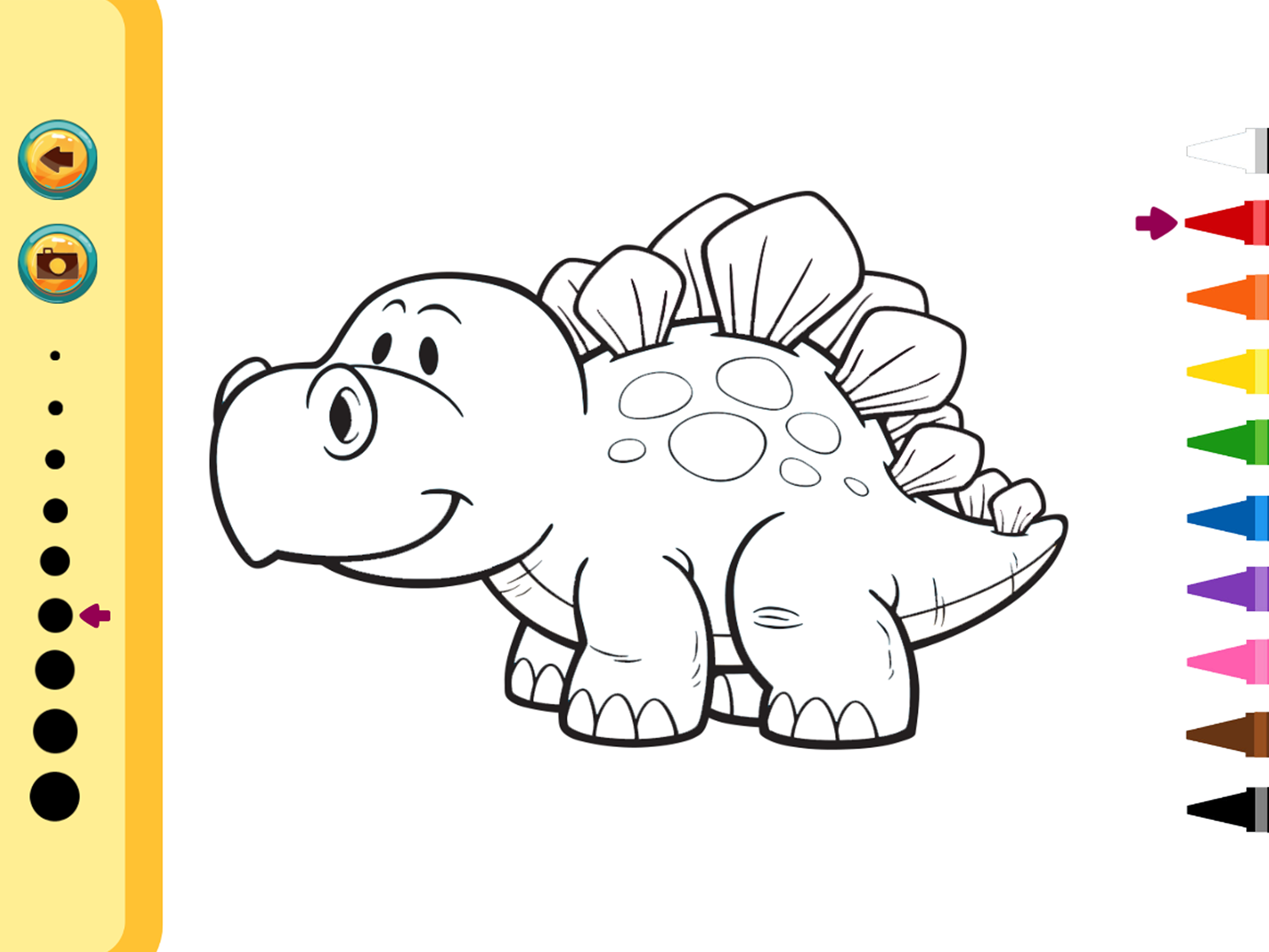 Dinosaurs Coloring Book - Painting Game for Kids screenshot 7