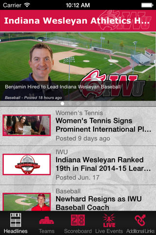 Indiana Wesleyan Wildcats screenshot 2