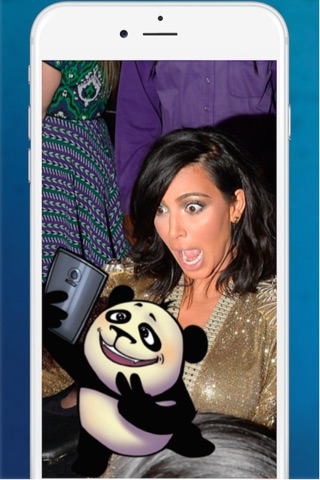 Funny Panda - Cute and Cool stickers for pictures screenshot 2