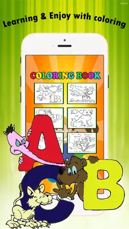 Game screenshot Alphabet A to Z Coloring Book for children age 1-6 apk