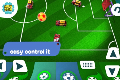 Micro Car Football — racing car game for kids screenshot 4