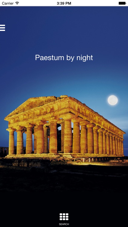 Paestum at night