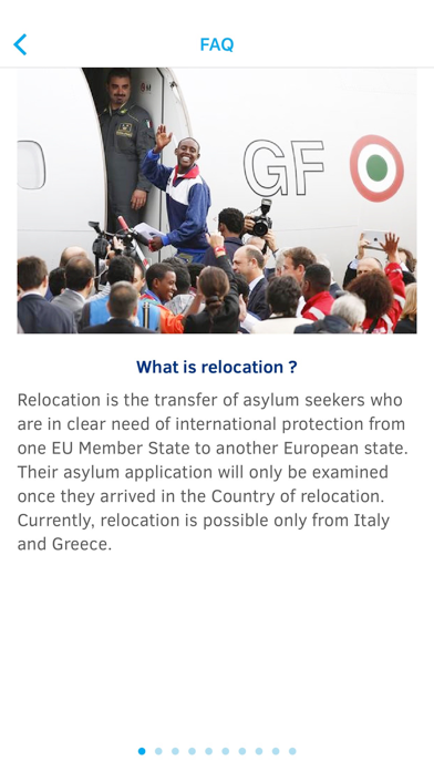 Screenshot #3 pour The EU Relocation Programme