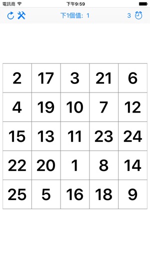 舒尔特 - Schultz tables - 可讓你聚精會神，提高閱讀速度