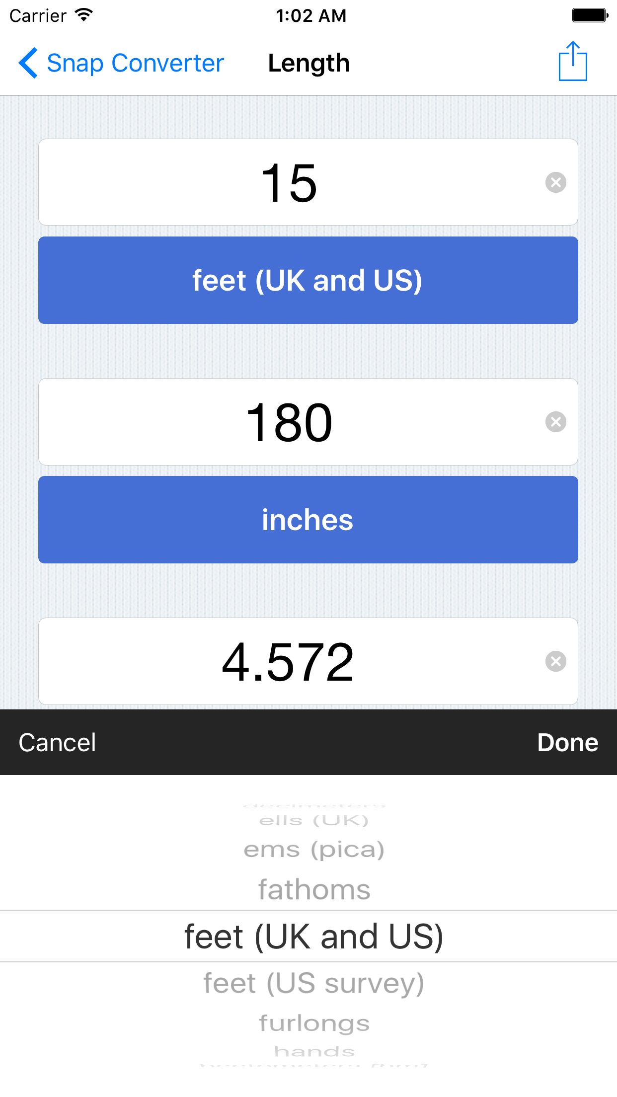 Snap Converter - Convert Units Free screenshot 5