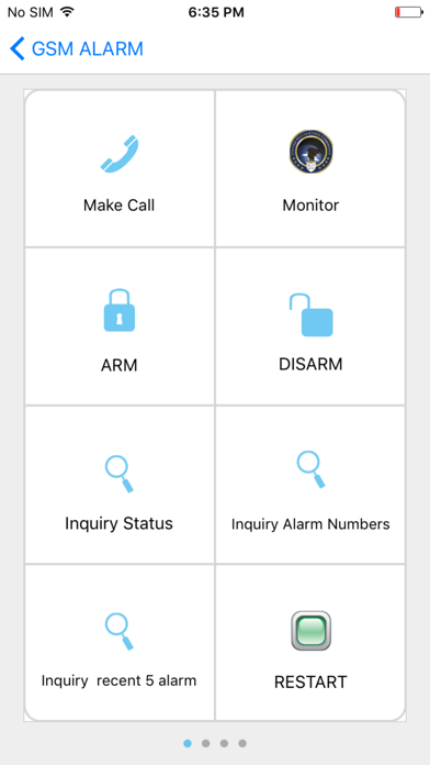 Screenshot #2 pour GSM 3G Touch Keypad Alarm System