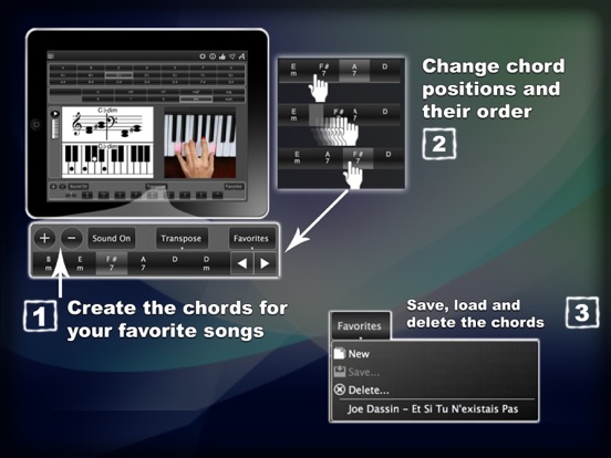 Screenshot #6 pour 120 Piano Chords LR