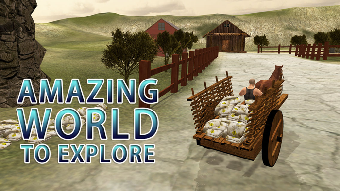 Horse Cart Simulator – Transport hay by driving carriage