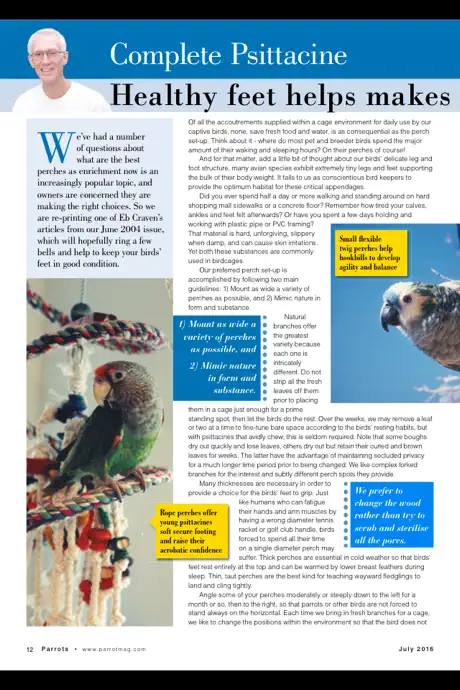 Parrots magazine