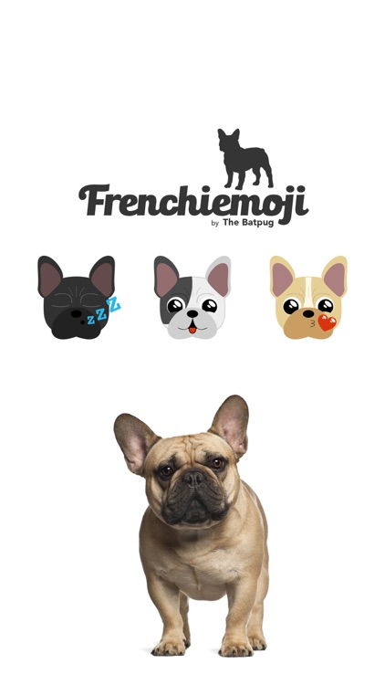 Frenchiemoji Sticker Keyboard by the Batpug