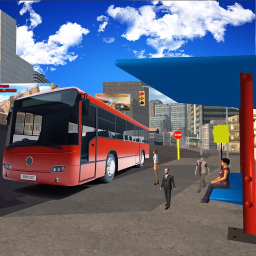 City Metro Bus Simulation Free Icon