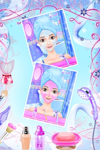 Makeup Salon : Ice Princess Wedding Makeover - Girls Make-up, Dress-up and Spa Game by Phoenix Games screenshot 3