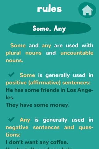 Learn English grammar: Some, any & their compounds screenshot 4