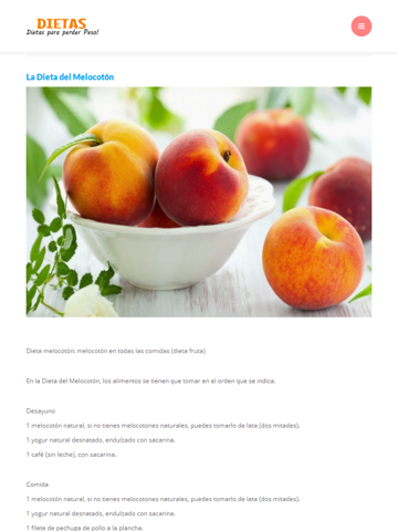Screenshot #6 pour Dietas Gratis