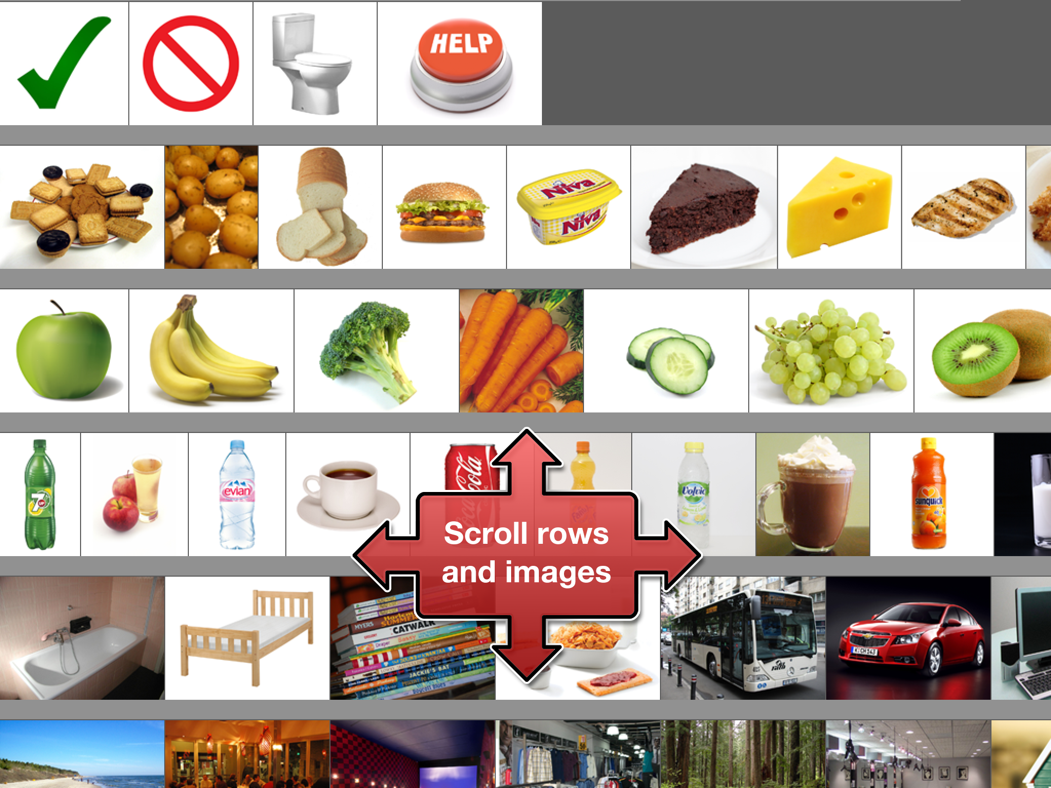 image2talk - functional communication app using real images
