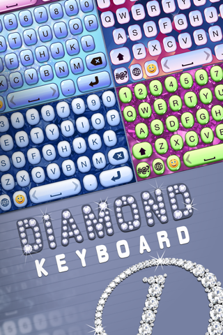 Diamond Keyboard – Custom.ize Key.boards with Bling Skin.s, Background.s & Font.s screenshot 2
