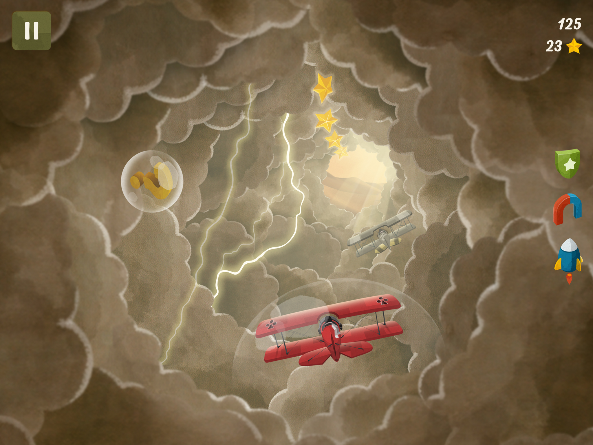 Flying in Clouds