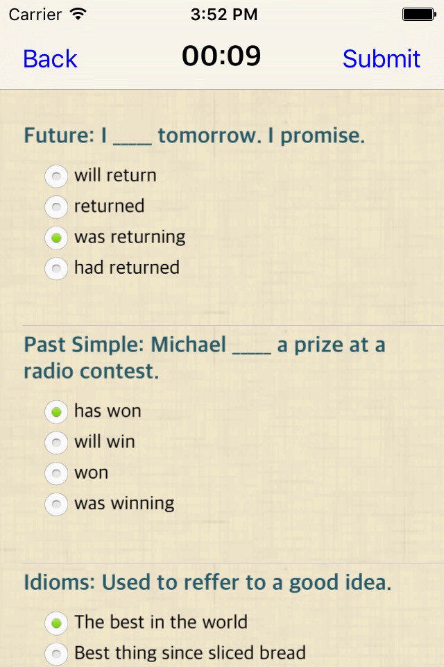 English Grammar Learn & Test screenshot 4