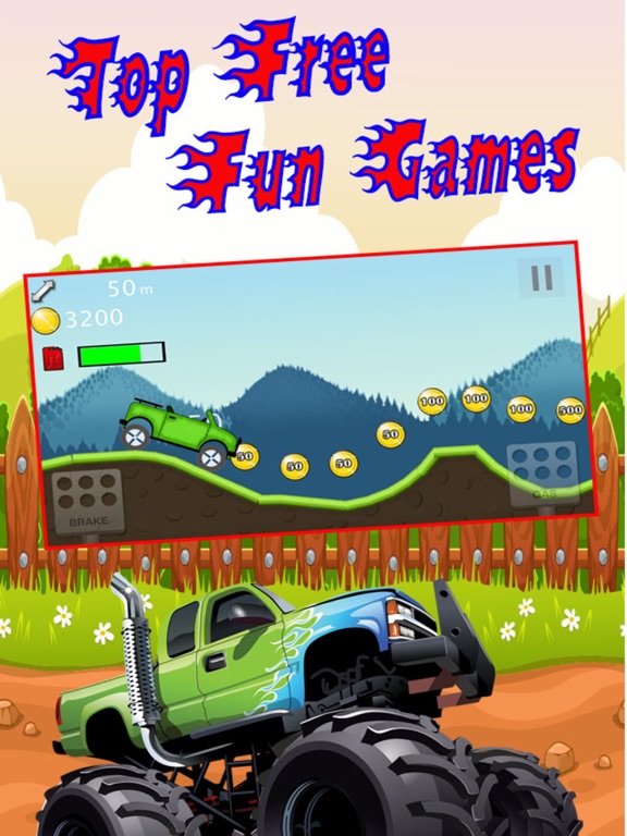 Screenshot #4 pour 4 * 4 Monster Truck Offroad Legends Rider: Hill Climb Racing extreme Driving Jeux Gratuits