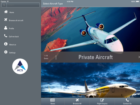 Screenshot #5 pour Aircraft Guide by Air Charter Service