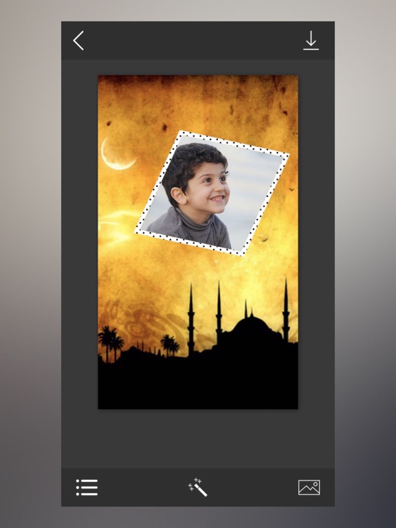 Ramadan Photo Frames - Instant Frame Maker & Photo Editor iPad screenshot 4 - Photo & Video app