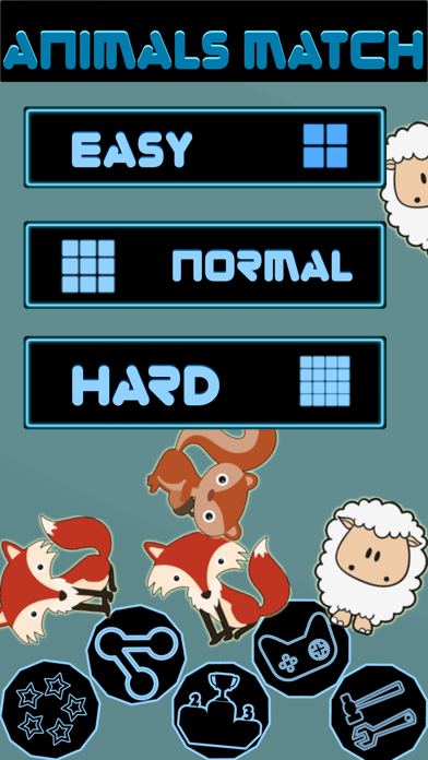 Screenshot #1 pour Drôles d'animaux jeu correspondant