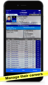 Hockey Agent: Team Manager sim screenshot