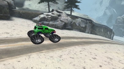 3D Monster Truck Snow Racing- Extreme Off-Road Winter Trials Driving Simulator Game Free VersionScreenshot of 4