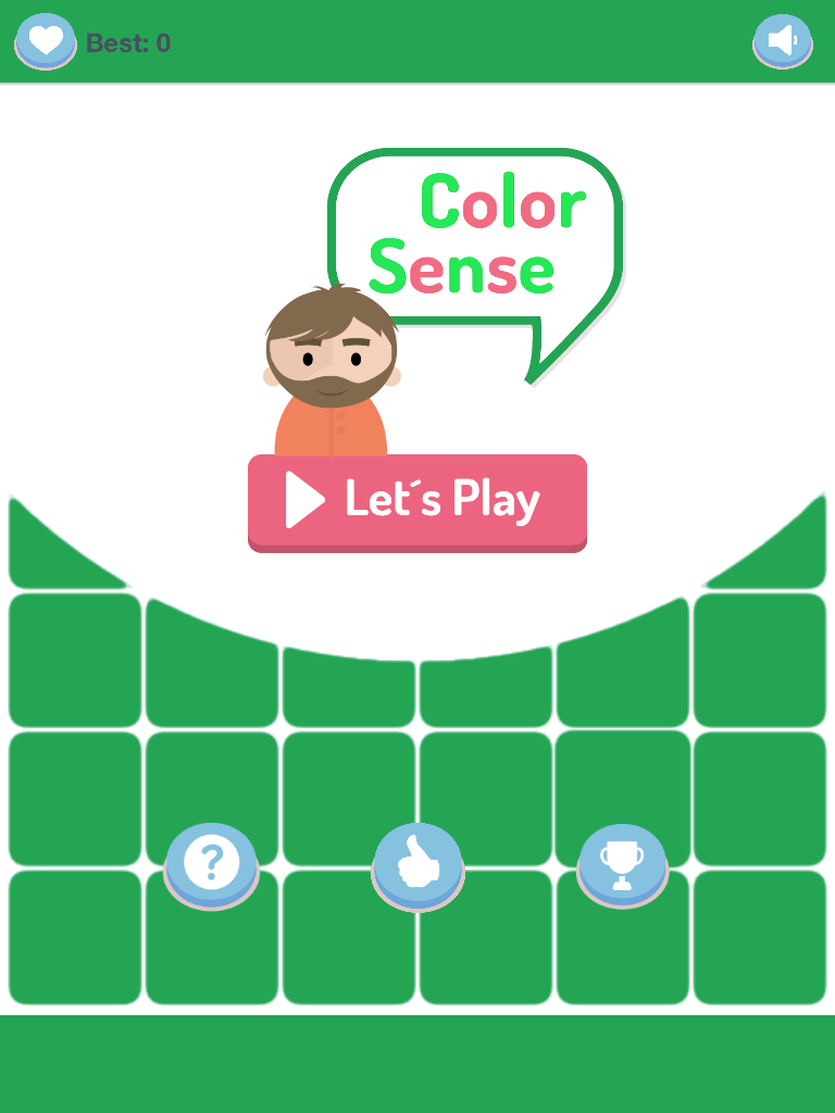 Color Sense - Eye Test, Check Your Vision, Kuku Kube Color Tiles
