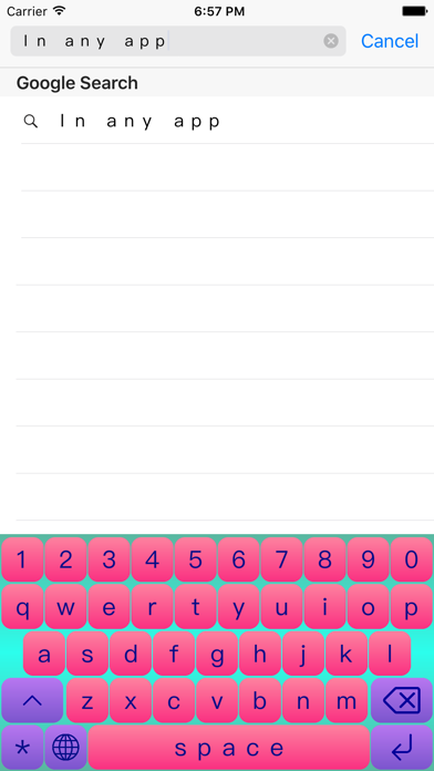 Screenshot #2 pour ＶＡＰＯＲＢＯＡＲＤ  －  Ｖａｐｏｒｗａｖｅ  Ａｅｓｔｈｅｔｉｃ  Ｋｅｙｂｏａｒｄ