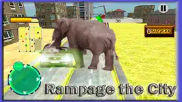 Game screenshot Elephant Run Simulator 2016 – Non Stop City Rampage & Crashing Defense against Hunters and Bulls apk