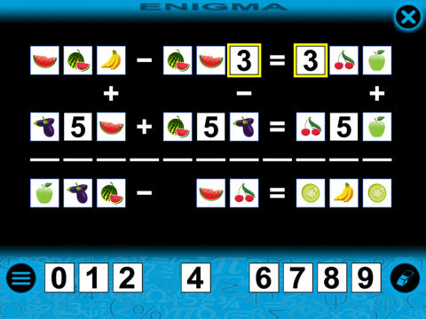 Enigma - The Math Puzzle iPad screenshot