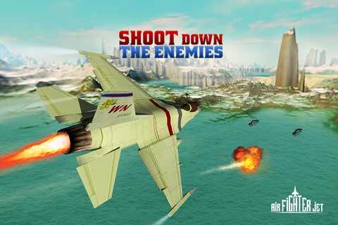 Air Fighter Jet Simulator 2016 – Ultimate F18 Combat Gunship Battle in Modern Naval Warfare screenshot 4