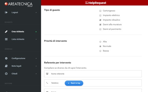Area Tecnica Help Request screenshot 4