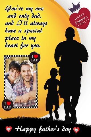 Father's Day Photo Frame.s, Sticker.s & Greeting Card.s Make.r Pro screenshot 2