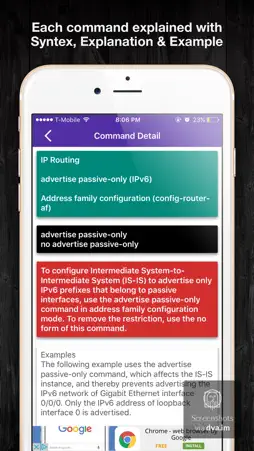 Command Reference screenshot 3