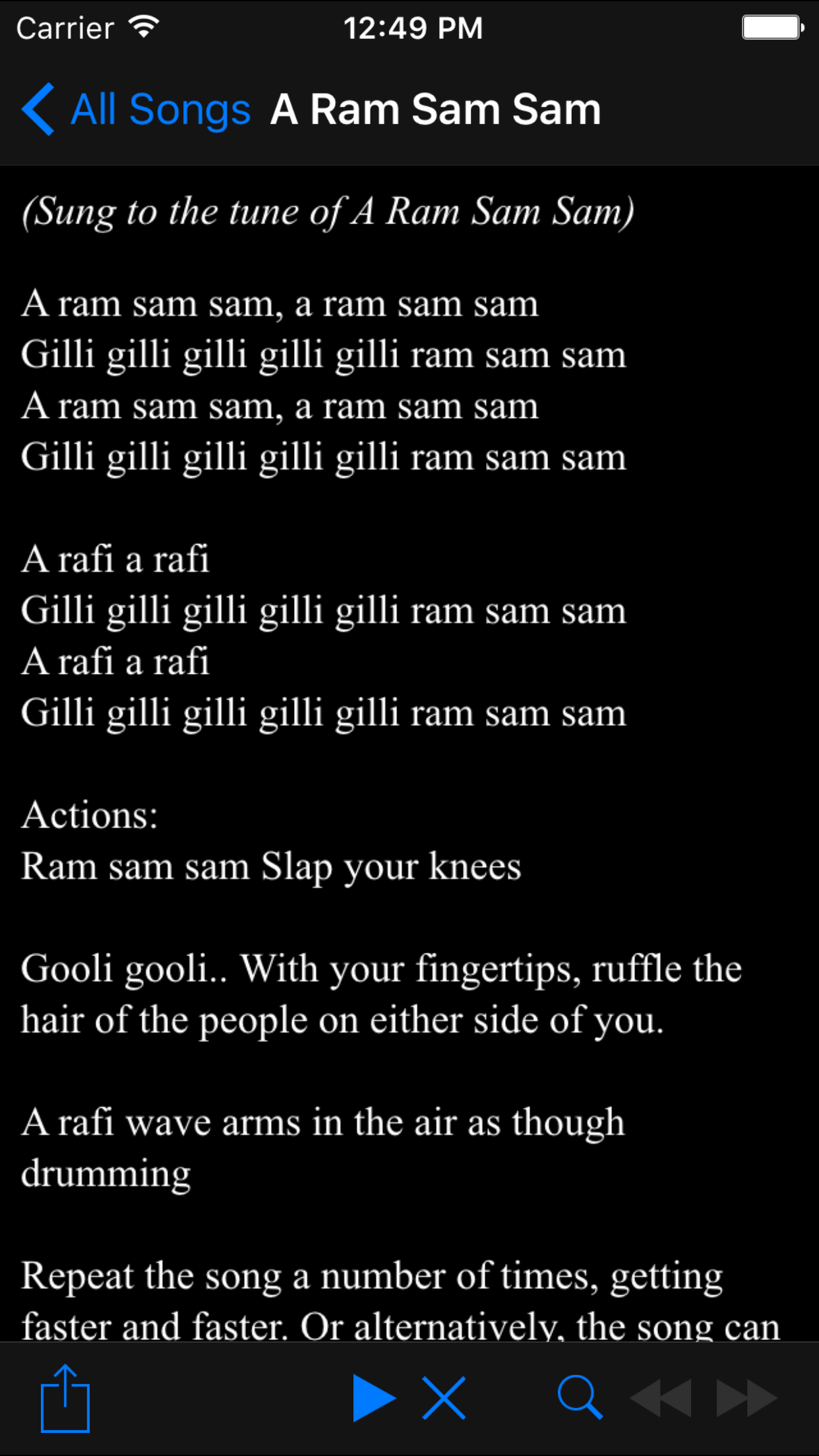 Campfire Songs