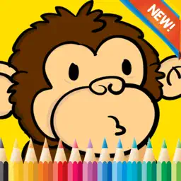 Animal Dot to Dot Coloring Book: coloring pages dot games free for kids and toddlers app icon